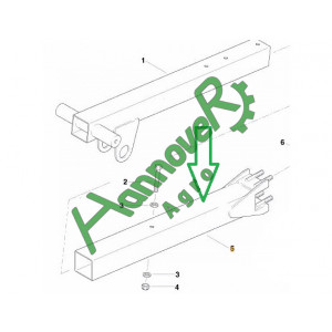 Швелер Optima Kverneland AC857214 (АС857214)